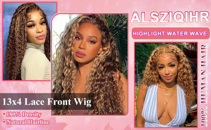glueless wig human hair highlight wig hd lace deep wave lace front wigs human hair pre plucked 
