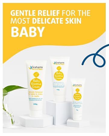 gentle eczema cream and cradle cap relief for delicate skin