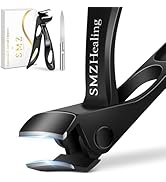Angled Nail Clippers for Men Women, 2025 Upgrade 15° Curved Head Large Toe Nail Clippers for Seni...
