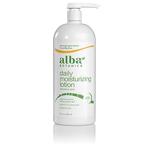 Alba Botanica Daily Moisturizing Lotion, Sensitive Skin, 32 Oz