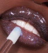 REVLON Super Lustrous Glimmer Gloss, Hydrating Lip Makeup, Non-Sticky, High-Shine Finish, Plant-B...