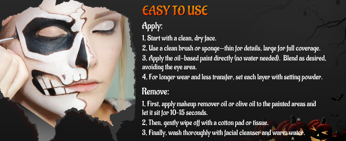 white face paint