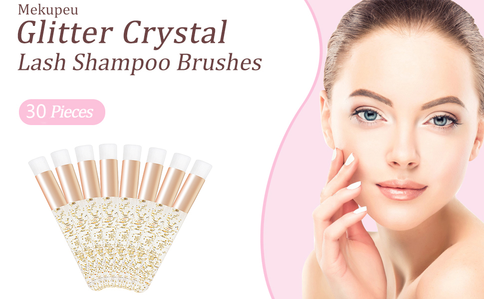 Eyelash cleaning brush