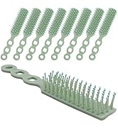 60 Pack Hair Brushes in Bulk for Homeless, Hair Brush Bulk Soft Bristles Brush for Curly Wavy Hai...