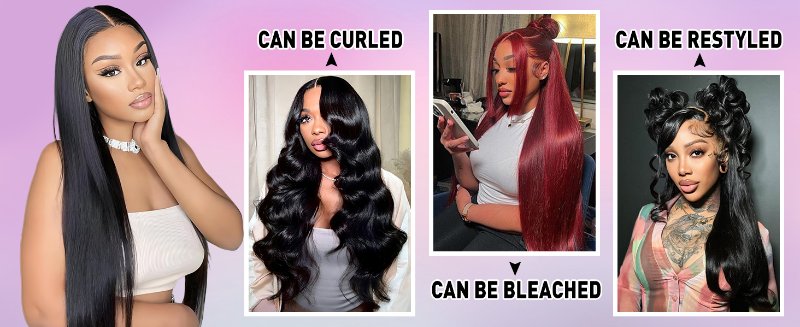 straight lace front wigs human hair