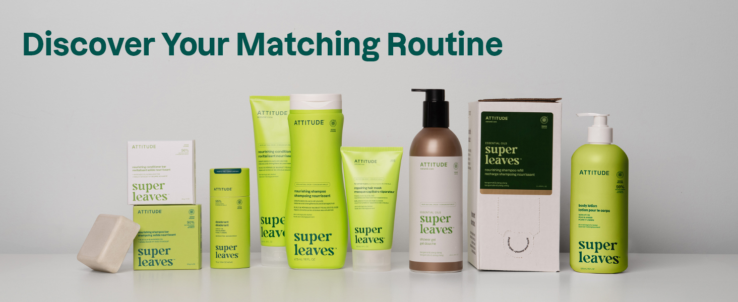 routine super leaves hair care