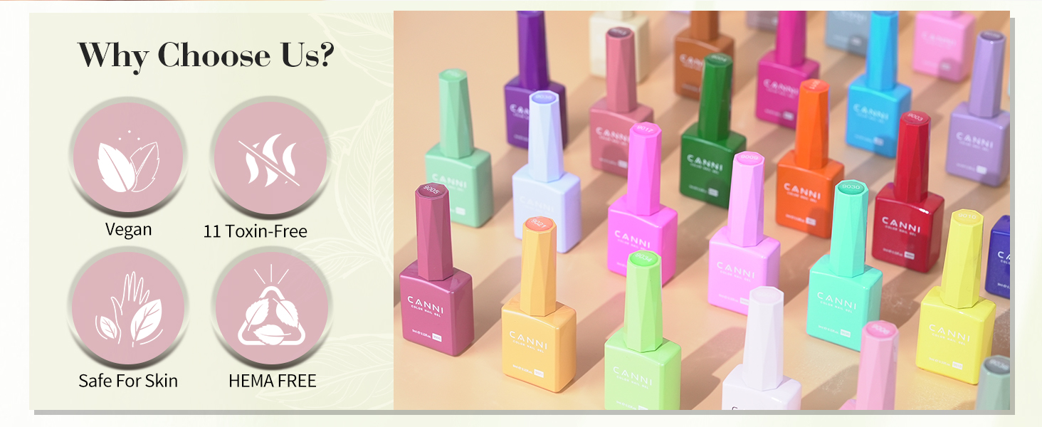 CANNI 30PCS GEL NAIL POLISH SET