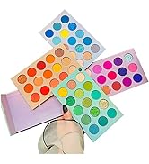 60 Colors Eyeshadow Palette, 4 in1 Color Board Makeup Palette Set Highly Pigmented Glitter Metall...