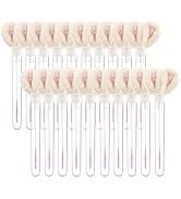 20 PCS Disposable Mascara Wand Tube Sets 20pcs Tube Rabbit Ear Lash Spoolies For Eyelash Extensio...