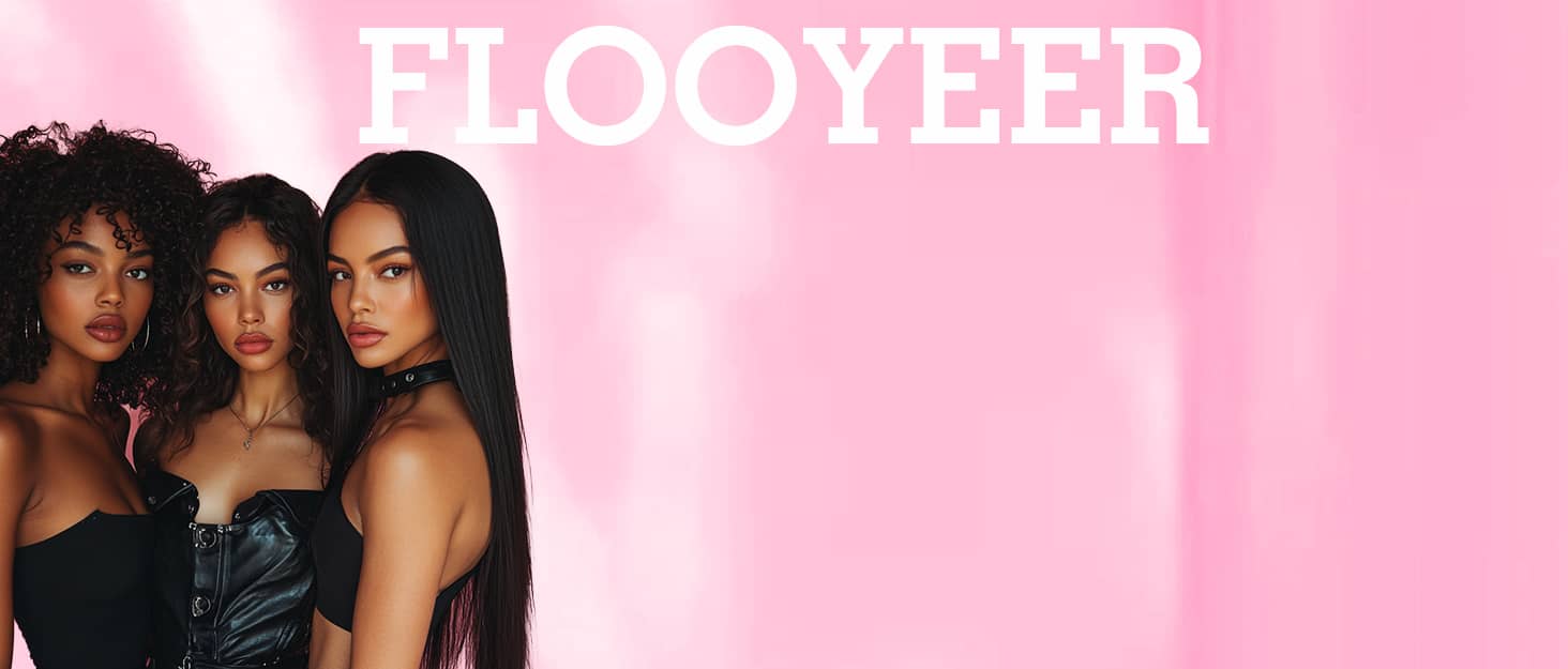 flooyeer seamless clip in human hair extension