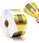 Nail Forms for Acrylic Nails, 500 PCS Nail Extension Forms, Gold Horseshoe Polygel Nail Form Acry...