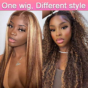 water wave wig highlight wet and wavy human hair wig highlight wigs human hair 13x4 