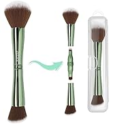 Jilier Travel Makeup Brushes with Case, 4 in 1 Makeup Brush Set, Powder Brush, Foundation Brush/B...