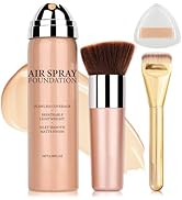AIUEO Magic Minerals Airbrush Foundation Silk Smooth Airbrush Spray Foundation Full Coverage Airb...