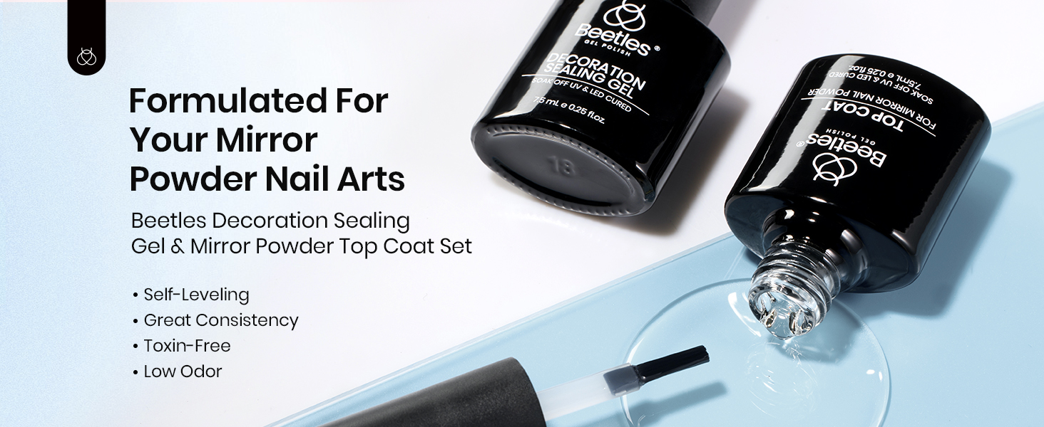 Beetles top coat sealing glue