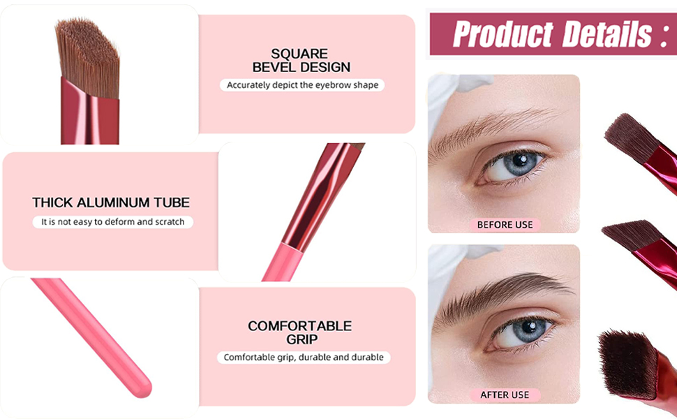eelhoe eyebrow brush  eyebrow brush with color 4d eyebrow brush