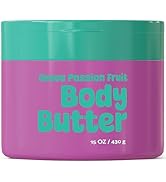 BeYoutiful Natural Body Butter for Dry Skin, Guava Passion Fruit, Cruelty Free Moisturizer for Ki...