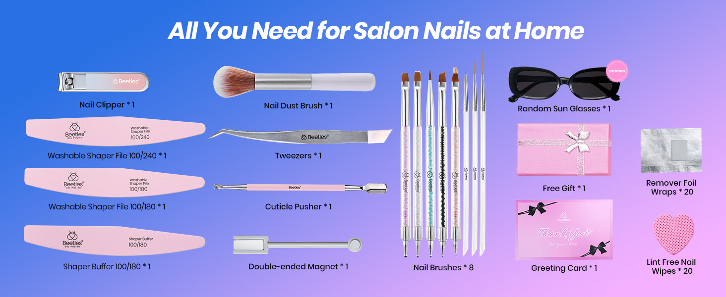 gel nail polish set