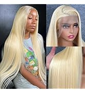 613 Lace Front Wig Human Hair 24 Inch Blonde Wig Human Hair HD Transparent 13x4 Frontal Lace Wig ...