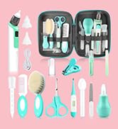 Baby Grooming Kit, Infant Safety Care Set with Baby Electric Nose Aspirator，Baby Hair Brush Comb ...