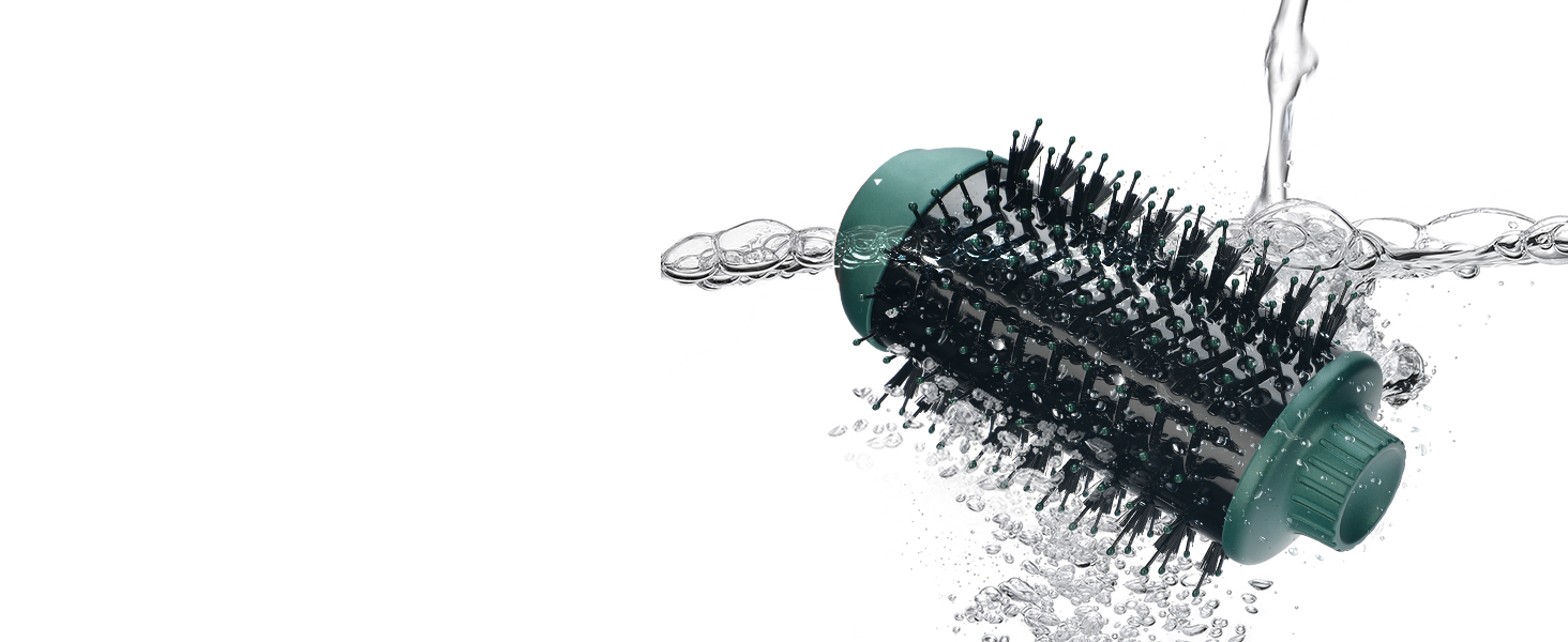 Oval brush head