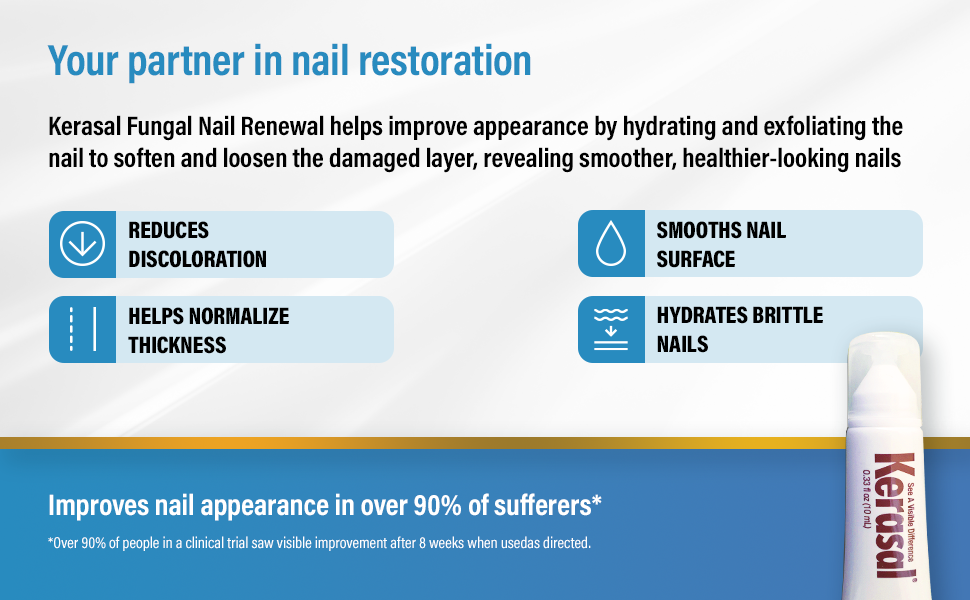 Kerasal, kerasal nail renewal, nail renewal, Toenail fungus treatment, Fungal nail treatment