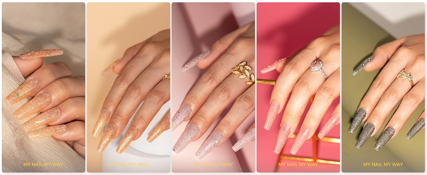 BURANO Reflective Glitter Gel Polish-2-2-2