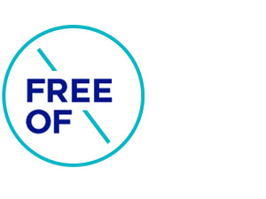 Free of oxybenzone, octinoxate, parabens and PABA