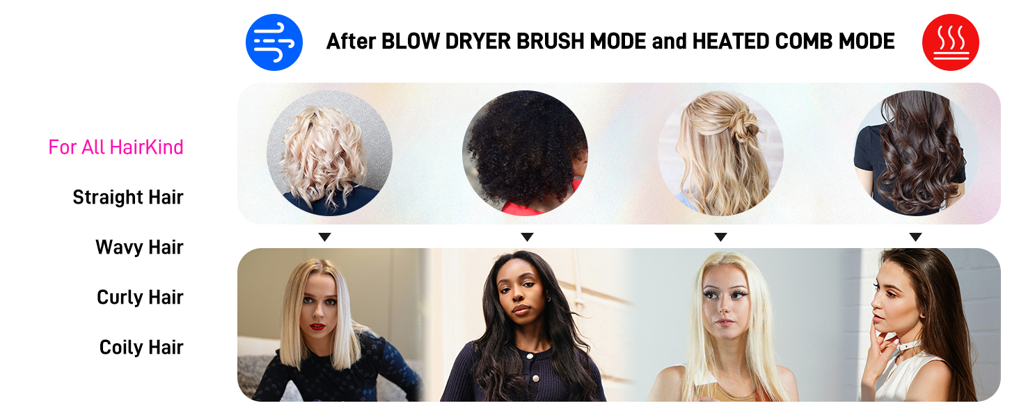 blow dryer brush for women negative ion round brush hair dryer hair dryer brush hot-air hair brush