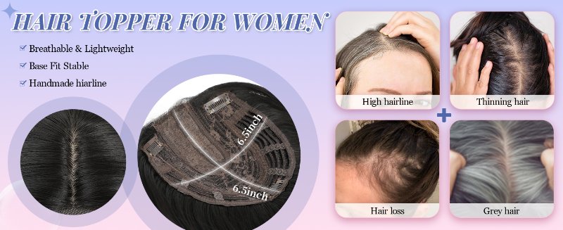hair topper for women 