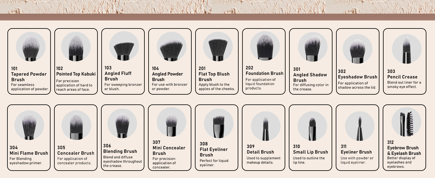 brush makeup