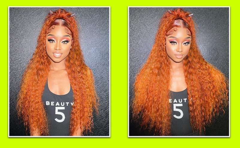 13x6 ginger lace front wigs human hair ginger orange lace front wigs human hair