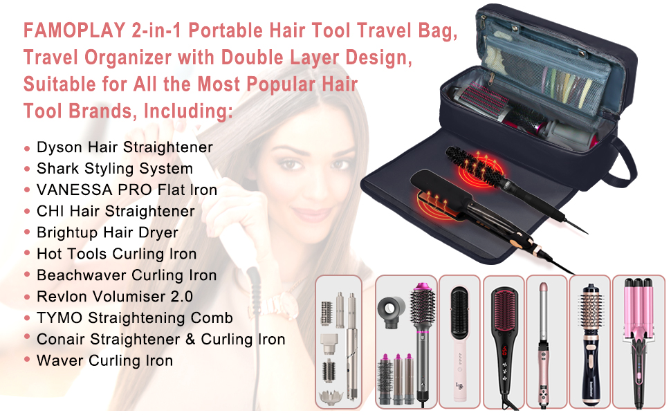 hair tools bag