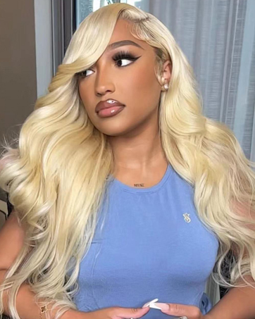 blonde wig human hair