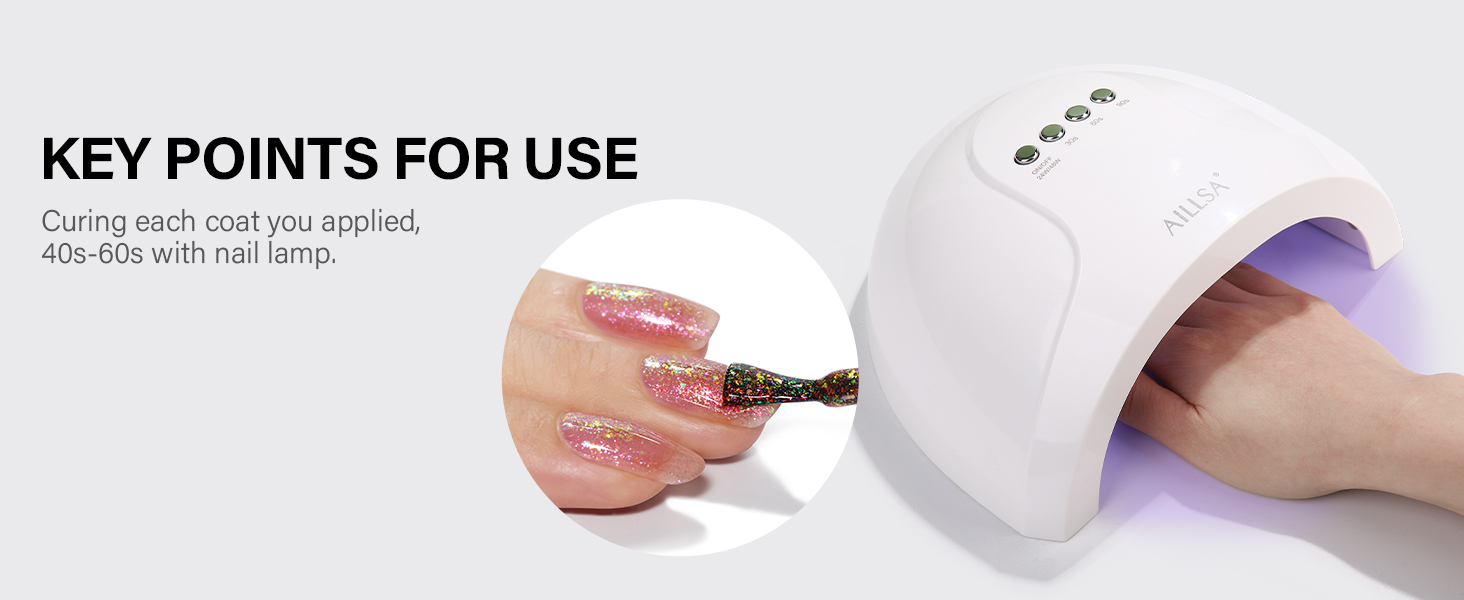 glitter gel nail polish