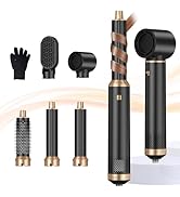 Blow Dryer Brush 5 in 1, Negative Ion Hair Dryer Brush Set Upgrade Hot Air Brush Air Styler Curli...
