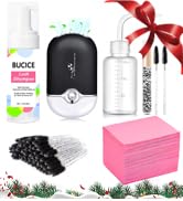 Lash Shampoo Kit with Lash Fan Dryer and 50Pcs Disposable Nail Art Table Towels