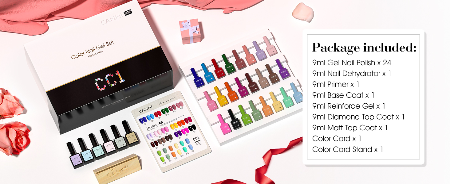 gel nail polish set