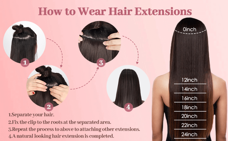 hair extensions real human hair