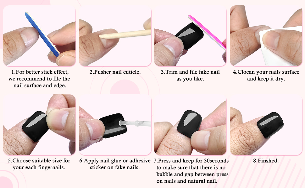 acrylic press on nails