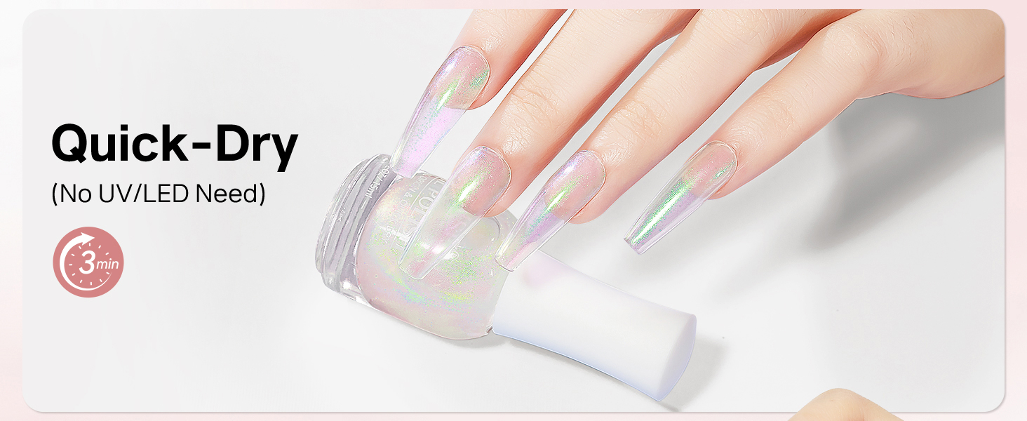 No Need UV/LED Lamp Air Dry Nail Polish