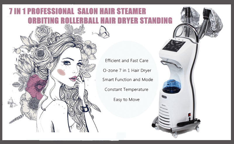 Professional Hair Steamer Hairdressing Care Hood Color Processor Beauty Salon