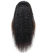 30 Inch Water Wave Lace Front Wigs Human Hair 180% Density 13x6 Water Curly HD Transparent Lace F...