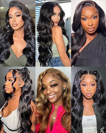 body wave lace front wig