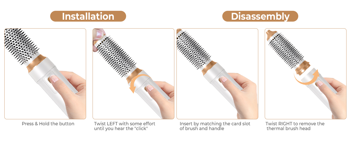 hot air stylerhair dryer brush