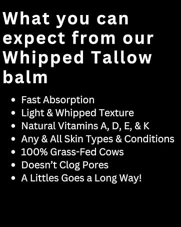 tallow lotion tallow moisturizer beef tallow lotion body glaze diaper cream whipped beef tallow