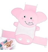 AIR&TREE Baby Bath Seat Support Net, Quick Drying, Adjustable, Comfortable, Non-Slip, Infant Bath...