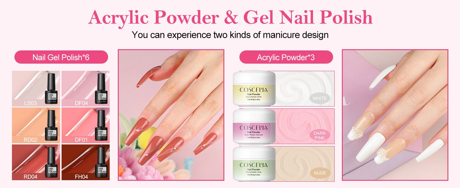 Acrylic Powder & Gel Nail Polish