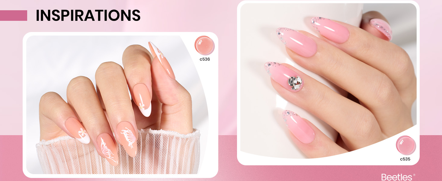 Beetles Jelly Gel Nail Polish Set
