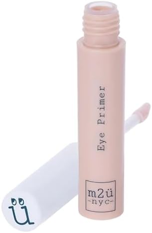 M2U NYC Hydrating Eye Primer – Preps Eyelids for Intense Eyeshadow Colors, Long-Lasting, Crease-Free Wear, Smudge-Proof, Lightweight Eye Shadow Primer - Non-Greasy Gripping Formula for Wrinkle-Filling